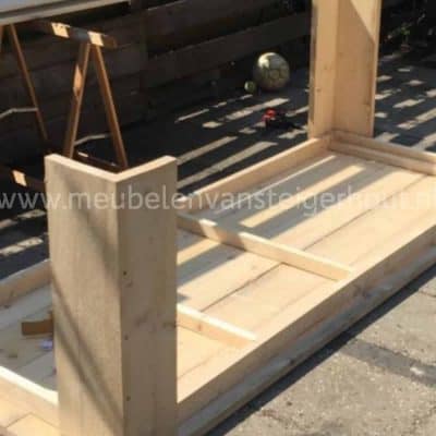 Tafel zelf maken bouwpakket tafel steigerhout doe het zelf tafel