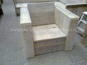 Klepstoel steigerhout,  maatwerk steigerhout van meubelen van steigerhout 1