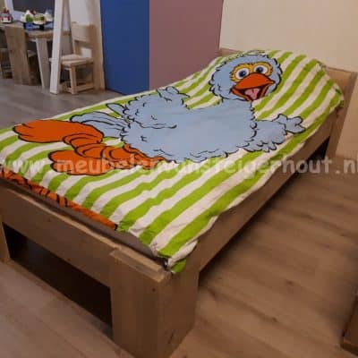 Steigerhout kinderbed simpel, stoer en goedkoop